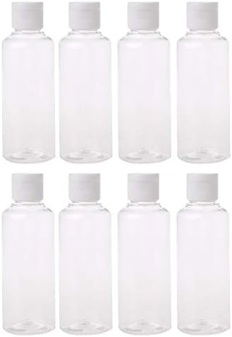 Qmqjia 100ml Патувачка шминка празни пластични шишиња флип капа за течен лосион крем стакло пумпа за шише
