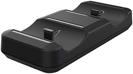PS5 GamePad за полнење за полнење за две контролори PS5 ДОДЕЛУВАЕ НА УСБ -тип Ц за брзо полнење