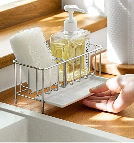 Држач за сунѓер, мијалник од не'рѓосувачки челик мијалник за мијалник за миење садови