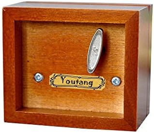 Музичка кутија Youtang, дрвена музичка кутија Rhinestone, музички играчки, мелодија: Ромео и Julулиет