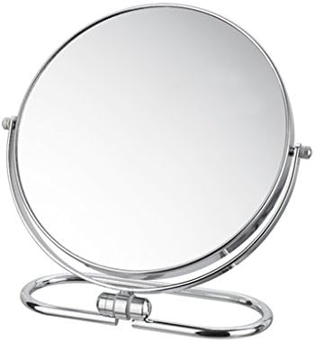 Дитудо огледала со двојно еднострано огледало за шминка за таблети, бесплатна миризба на табелата на стоење на штанд/18 * 14,7 см
