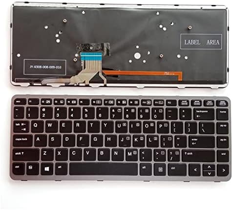 Лаптопот Tiugochr ГО Заменува Распоредот НА САД Со Позадинско Осветлување Без Насочување На Тастатурата За HP EliteBook Фолио 1040 G1 1040