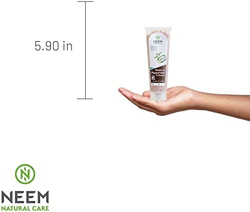 N neem природна нега | Пакет од 3 вегански паста за заби со пеперминт и неем 3,5 мл