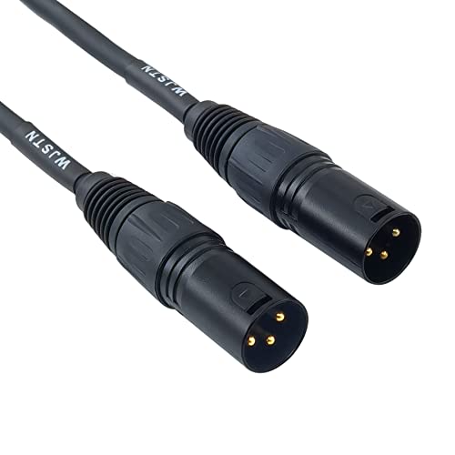 WJSTN XLR кабел, 3-пински машки до женски, избалансиран кабел за звучник XLR погоден за микрофони, преамбули, системи за звучници,