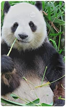 Yyzzh гигант панда мечка бамбус шума џунгла Вудленд неискористена излезна обвивка Плоча 2.9 x 4,6 светло -излез за wallидна плоча