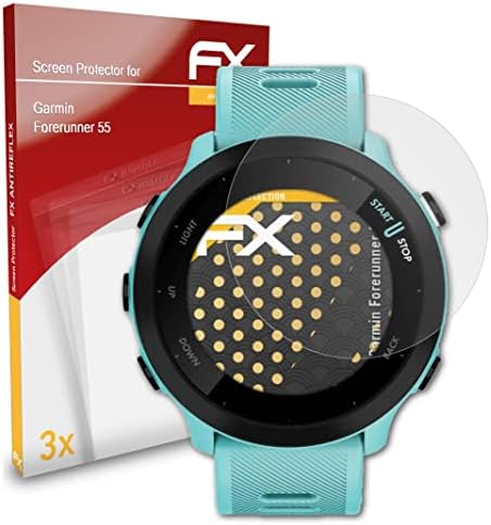 atFoliX Заштитник На Екранот Компатибилен Со Garmin Ferrunner 55 Филм За Заштита На Екранот, АНТИРЕФЛЕКСИВЕН И Амортизирачки