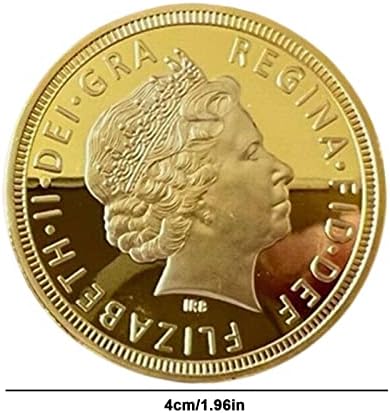 1 ПАРЧИЊА Комеморативни Монети На Кралицата Елизабета ВТОРА, 1952-2022 Платинестиот Јубилеј На Нејзиното Височество Кралицата Нециркулирана
