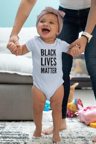 Поп нишки црни животи Материјал БЛМ Движење Граѓански права бебе дете дете Девојче момче маица