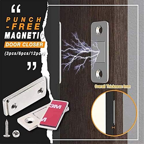 Зујоки ултра-тенки невидливи магнетски застоли за магнетна врата, фаќање магнет за фиоки, магнетна врата без удар поблиску до кабинет