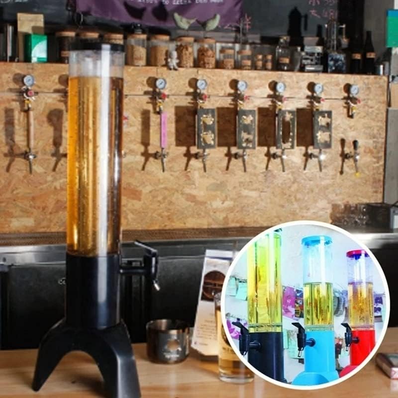 Houkai 1,5L пиво -диспензер кула Лесно чиста интегриран чешма со ледена цевка чиста диспензерот за кула за пијалоци