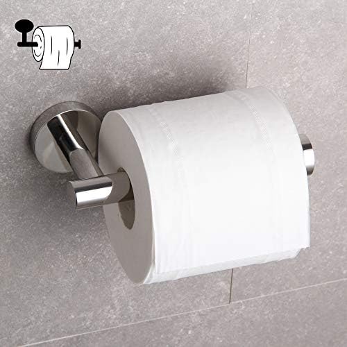 Герц СУС 304 од не'рѓосувачки челик, тоалетна хартиена хартија, држач за хартија за хартија за хартија за хартија, закачалка за ткиво,