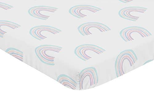 Слатка Jојо Дизајн Пастелно виножито девојче опремено мини креветче за креветчиња за преносни креветчиња или пакувања и игра - руменило