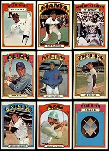 1972 Топс Бејзбол со низок број Комплетен сет VG/EX
