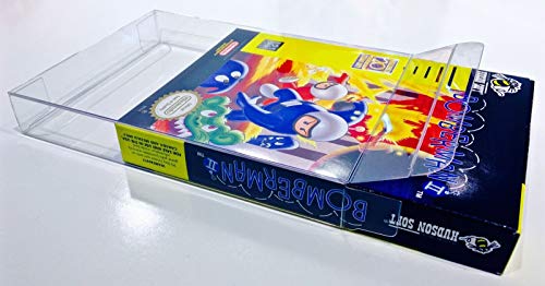 25 парчиња чисти пластични кутии за заштитни кутии за видео игри Nintendo NES, јасни случаи на приказ ЦИБ