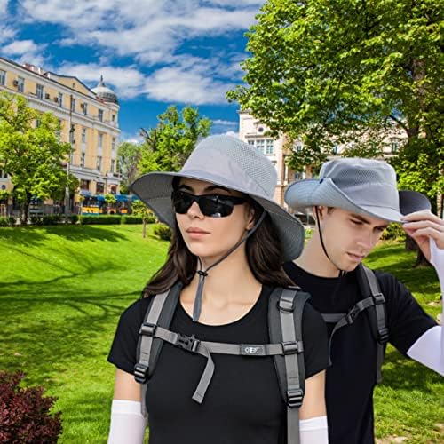 Jtjfit 2 парчиња Boonie Sun Cougk Cap пешачење капа со УВ заштита за логорско градинарство за градинарство за мажи жени жени