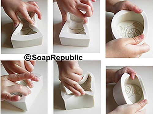 SoapRepublic Square Shape ‧ 6 во 1‧silicone сапун мувла