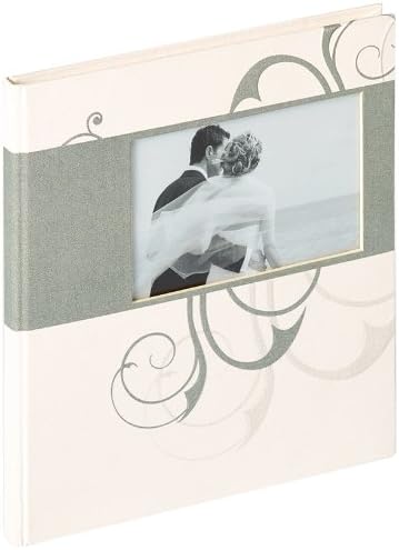 Волтер Дизајн GB-134 Романтична книга за свадби со свадба со ламинирана уметничка хартија, врежана, со умирање исечена за вашата лична слика,