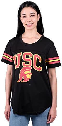 Ултра игра NCAA женски опуштена маица со краток ракав