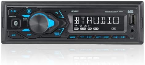 Jensen MPR210 7 Charicer LCD Single Din Car Stereo Receiver & Charging | Не е компатибилен со CD плеер и Scosche со Select 1986-2005