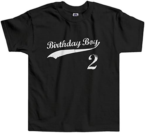 Мајче за роденденско момче на нишки за мали момчиња 2 годишно маица за дете