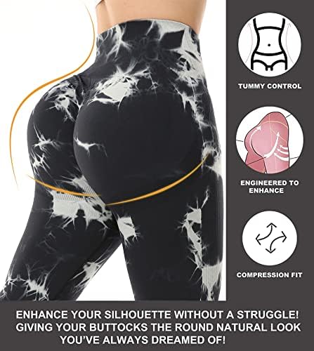 Chrleisure 3 парче задник за кревање теретани за тренингот за жени, задникот на задникот Беспрекорни хеланки за јога