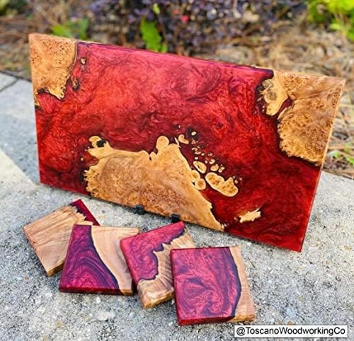 Око бонбони Премиум мика во прав пигмент „Јамагата црвена“ повеќенаменска DIY уметност и занаетчиство додаток | Природни бомби за бања, смола,