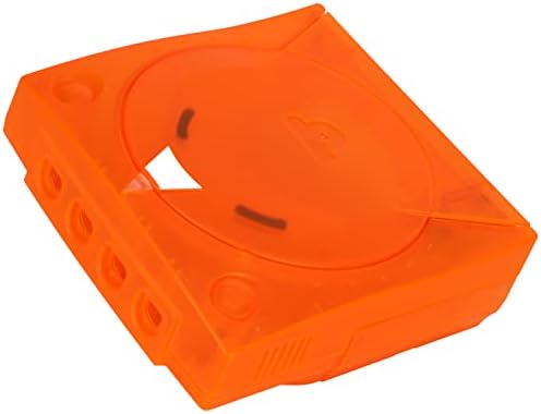 Домување обвивка, пластична заштитна обвивка портокалова Сеопфатна заштита за Sega Dreamcast DC