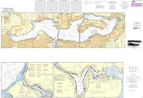 НОАА Шема 18447: Езерото Вашингтон Брод Канал И Езерото Вашингтон