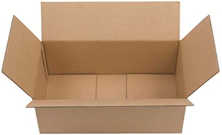 100пакувајте Кутии За Испорака,Брановидни Хартиени Кутии, Мала Брановидна Картонска Кутија За Движење, Пакување и Складирање, 6х4х2(15, 2х10,