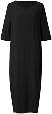 Надвор Од Фустанот На Рамото, Фустан Од Туника На Колеџ За Жени Со Половина Ракав Едноставен Фустан Со Летен Круг На Вратот