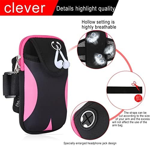 CCBUY Вклучен телефонски торба за рака за мобилен телефон 4-6,5 инчи мажи жени фитнес фитнес држач за телефони