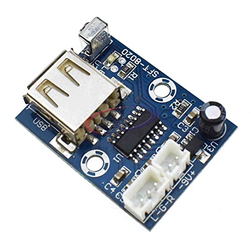 12V Mini WAV MP3 Decoder Board Board Module Decoding Module два канали излез за музички аудио плеер USB звук картичка далечински управувач