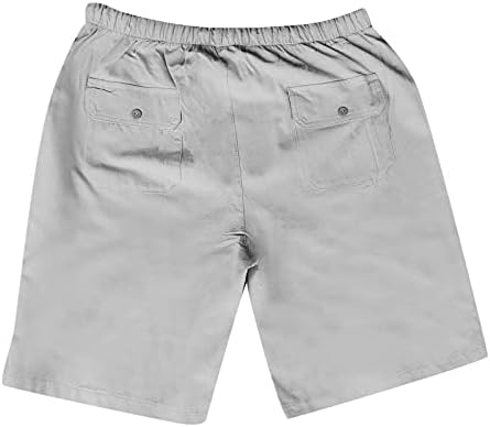 Плишан бенд џеб панталони пантолони обични карго -плажа боја на отворено машки шорцеви работат машки панталони со големина 13