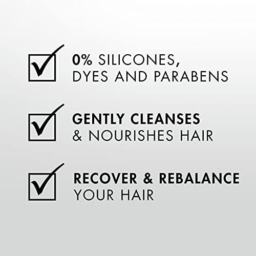 Nexxus чист и чист разјаснувачки шампон и балсам со протеина, 2-пакет за негувана коса Парабена салон шампон 33,8 мл