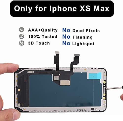 CCXSY OLED Екран Замена за iPhone Xs Max, 3d Допир 6.5 Инчен Екран Дигитализатор Целосно Собрание За Модел А1921/А2101/А2102/А2103/А2104