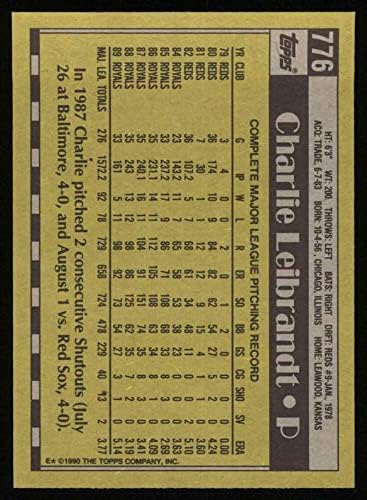 1990 Топпс # 776 Чарли Лејбрант Канзас Сити Ројалс НМ/МТ Ројалс