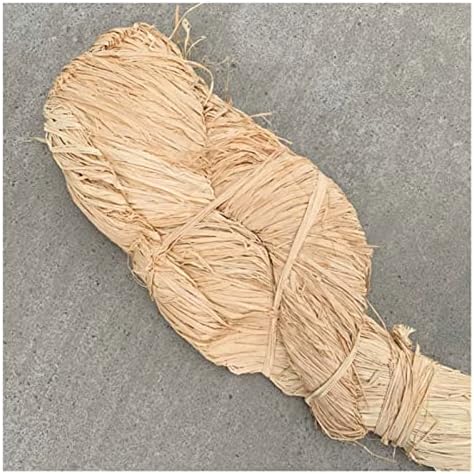 Nupart вистинска природна рафија трева loveубов слама DIY рачно изработени занаети свадбена забава цветна кутија за подароци пакување ткаење јаже