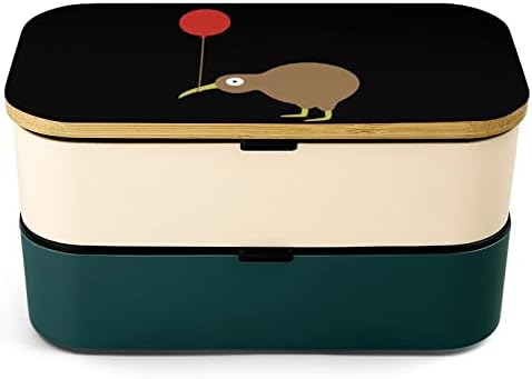Киви Птица Бенто Ручек Кутија Истекување-Доказ Бенто Кутија Контејнери За Храна со 2 Прегради За Работа Во Канцеларија Пикник