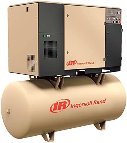 Компресорот за ротациони завртки Ingersoll Rand-230 волти, 3 фази, 7,5 КС, 28 CFM, број на моделот UP6-7.5-125