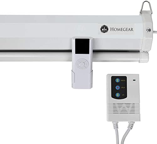 Homegear 106 16: 9 HD Електричен моторизиран екраниран проектор + далечински управувач