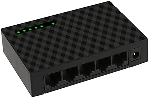 Конектори Mini 5 порт -работна површина 1000 Mbps мрежен прекинувач Gigabit Брз Ethernet Switcher LAN LAN Switching Hub Адаптер целосна