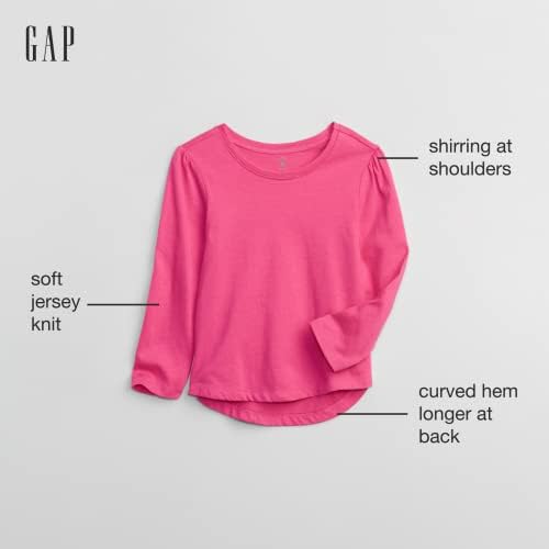 Омилени маица со долги ракави на Gap Baby Girls 3-пакет