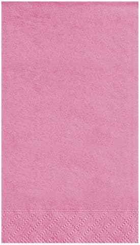 Уникатни крпи за гостински хартија, 8 x 4, топла розова