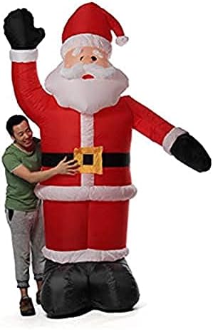 Берти · Puyi 2,4 милиони надувување Дедо Мраз на отворено Божиќни украси за надувување на двор