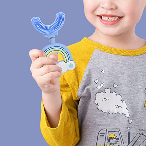 01 02 015 Силиконска четка за заби во форма, ПП рачка орална здравствена заштита чиста четка за заби во облик на деца за патување