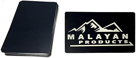 Малајски Производи Метални Визит-Картички Празни Места Ласерско Гравирање Алуминиумски Лимови На Големо 0,01 Инчи