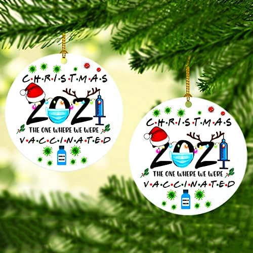 Anlemin 2021 Божиќни украси Божиќни дрво што висат украси знаци персонализирани дрвени украси за новогодишни елки пријатели Пријатели