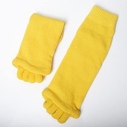 Klmnop 2 пара усогласување на стапалата чорапи јога спортска салата масажа на безжични чорапи на пети чорапи за жени