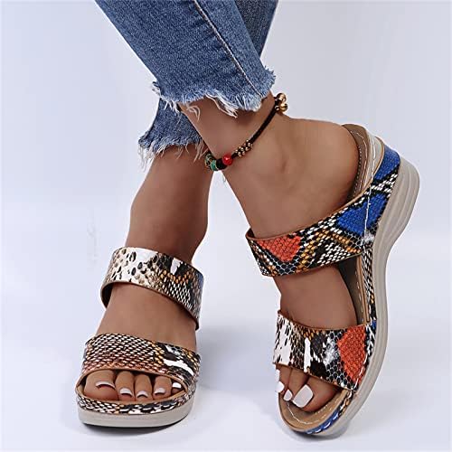 Lausiuoe женски сандали со лак за поддршка на плантарна фасцитис модни ортотични слајдови облечени летни ортопедски флип -апостолки