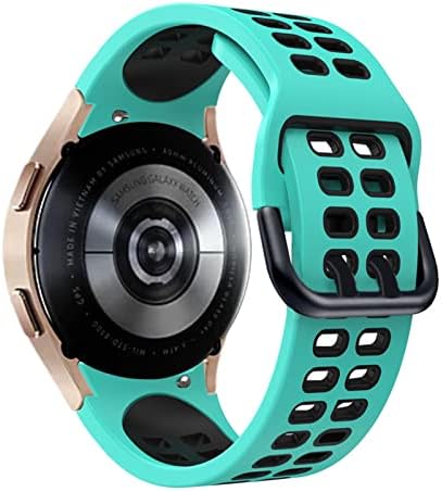 Facdem 20mm Официјален Силиконски Ремен За Samsung Galaxy Watch4 Класичен 46 42mm/44 40mm Smartwatch Ridge Спортска Нараквица Часовник Бенд
